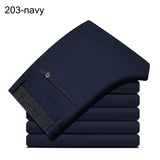 NIGRITY Brand Men Pants Casual Mens Business Male Trousers Classics Mid weight Straight Full Length Fashion breathing Pant 28-38