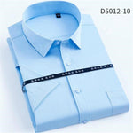 Casual Social Business Easy-care Short Sleeve Dress Men Camisa Masculina Men Korean Slim Design Formal Casual Male Dress Shirt